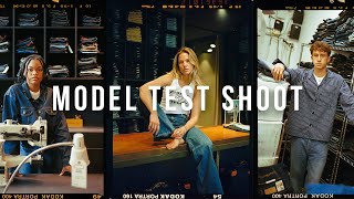 Behind the Scenes Model Test Photo Shoot in Los Angeles / Pentax 645n + Fujifilm X-H2