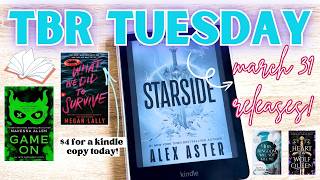 TBR TUESDAY - BOOKS RELEASING ON MARCH 31 ON MY KINDLE COLORSOFT! #booktube #tbr #kindle #booktok