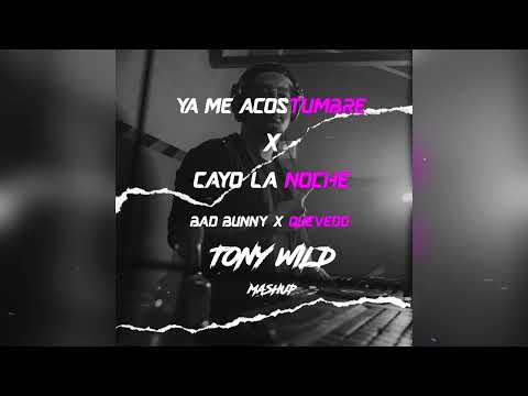 Ya me acostumbré X cayó la noche - Badd Bunny FT. Quevedo (Tony Wild mashup)