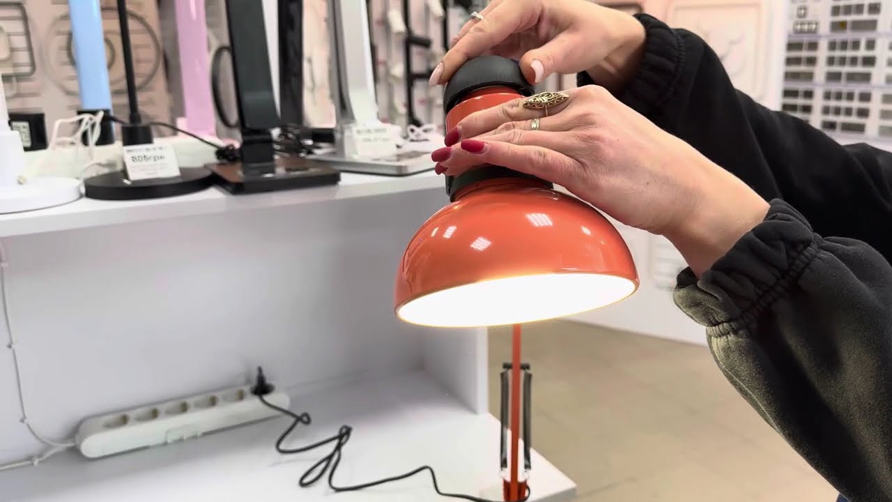 Настільна лампа на струбцині LOGA LIGHT L-611 Абрикос