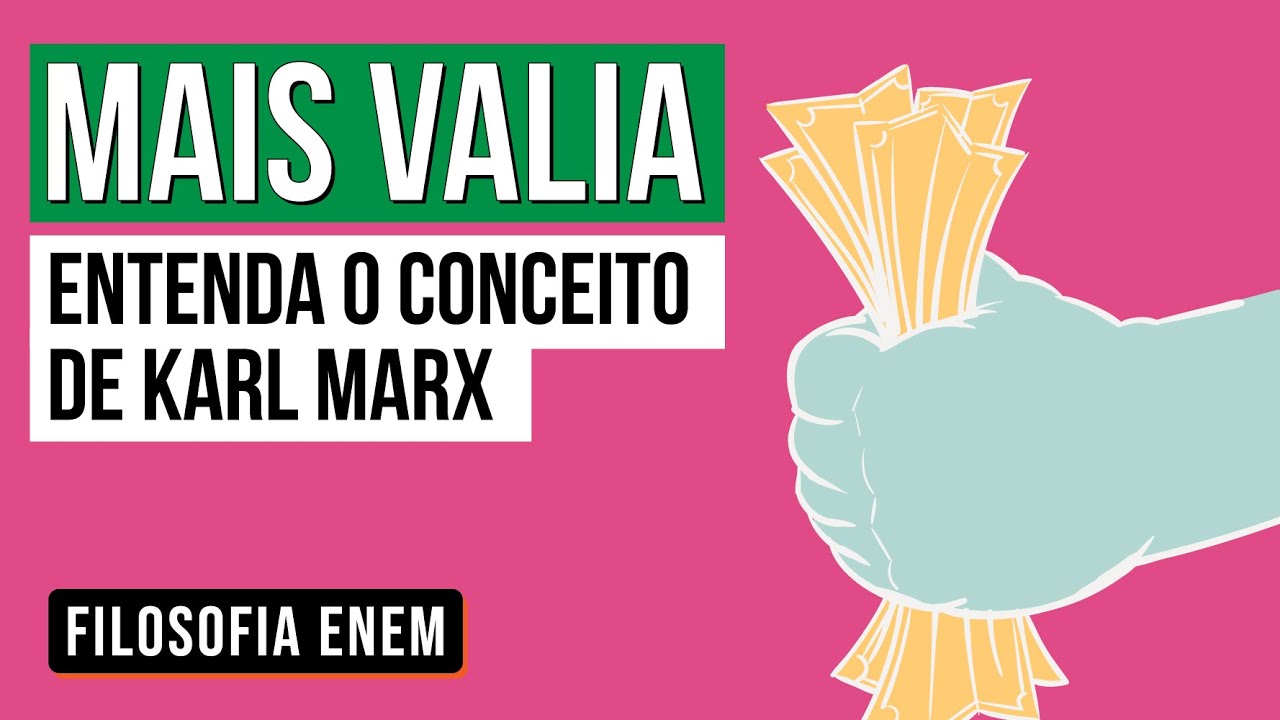 MAIS VALIA: entenda o conceito de Karl Marx | Sociologia para o Enem | Fábio Luís Pereira