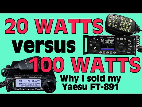 20 Watts Versus 100 Watts - How much HF Ham Radio Power Do You Need?