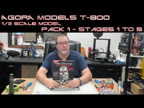 Agora Models T-800 Build Stages 1 to 5