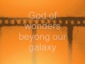 God Of Wonders Cover Passion