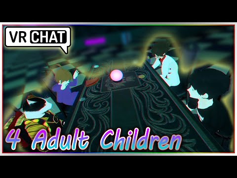 4 guys at a table - VRChat RP Highlights