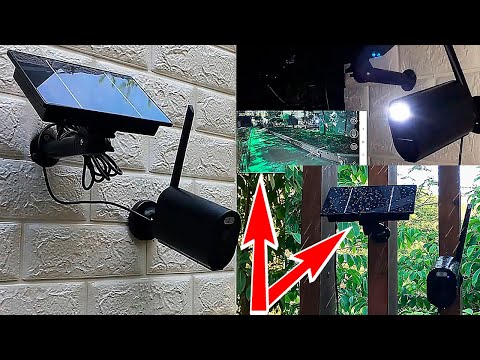 4G, wifi автономная камера видеонаблюдения на солнечной батарее с Алиэкспресс!