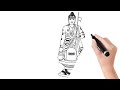 Shiv Bhakt Markande Ji Drawing
