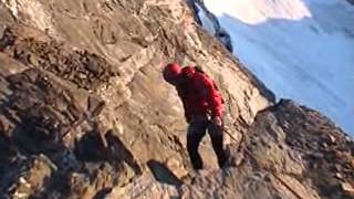 Climbing Mount Moran, Wyoming
