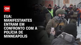 Manifestantes entram em confronto com a polícia após agente matar mulher nos EUA | BASTIDORES CNN