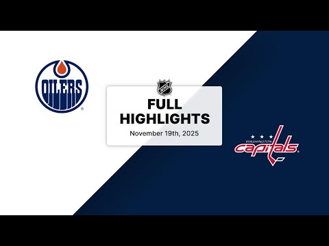 NHL Highlights | Oilers vs. Capitals | November 19, 2025