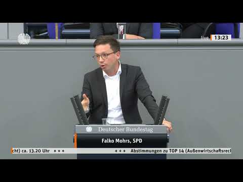 Rede zum Außenwirtschaftsrecht