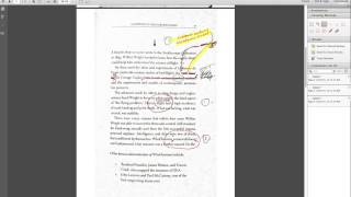 Hi-Liting a scanned PDF (tracking client changes)