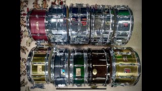 10 SNARE SHOOTOUT! N&C/LUDWIG/PREMIER/PEARL