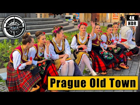 Stunning walk through the Old Town in Prague 🇨🇿 Czech Republic 4k HDR ASMR