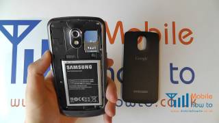 How To Insert & Remove a SIM Card - Samsung Galaxy Nexus