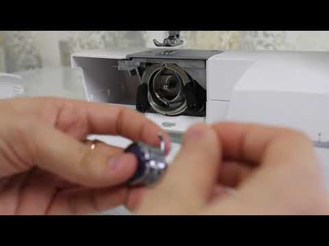 Швейная машинка DEXP SM-3500W. УСТАНОВКА ШПУЛЬКИ