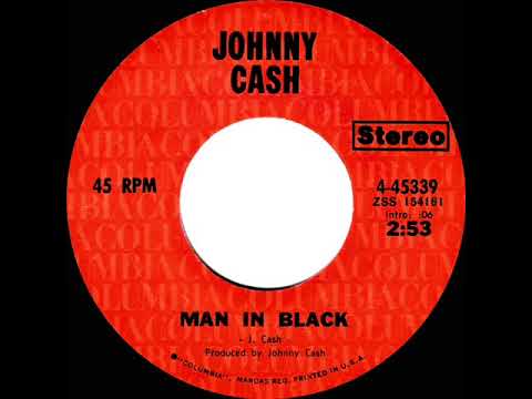 1971 Johnny Cash - Man In Black (stereo 45)