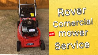 Rover commercial mower With a Briggs and Stratton Engine Service