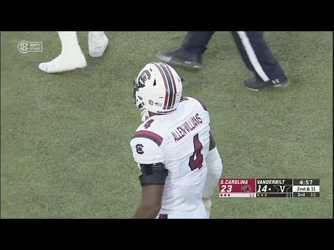 Bryson Allen-Williams (South Carolina LB #4) Vs. Vanderbilt 2018