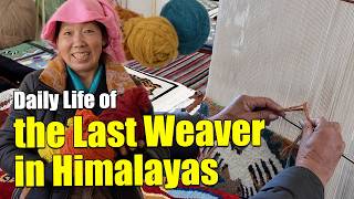 Tibetan Culture: Daily Life of The Last Weaver in Himalayas (Preserving a Dying Tibetan Tradition)