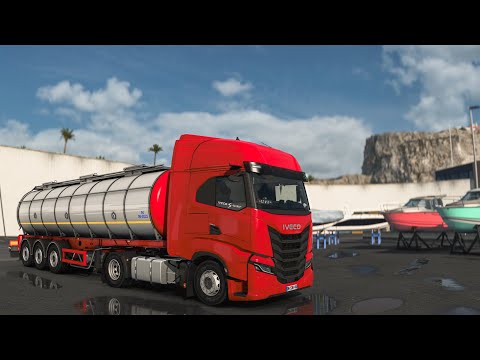 Realistic Driving Iveco New S-Way 460 Euro Truck Simulator 2 POV Drive 4K 1.53+Wheel Cam