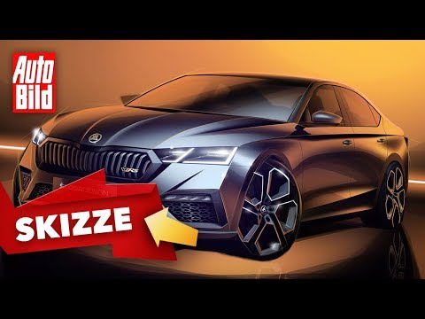 Skoda Octavia RS iV (2020): New launch - Plug-in hybrid - Sketch - Design - Engine