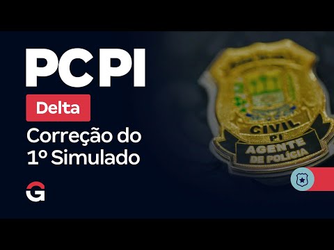 Concurso Delta PC PI | Correção do 1º Simulado