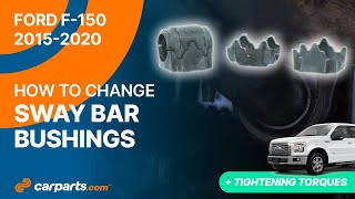 How to replace the Sway Bar Bushings 2015 - 2020 Ford F-150 🚗