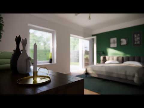 Modern Bedroom Rendering - ENSCAPE 2.9