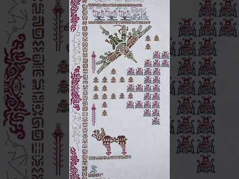 Calamity Ganon Tapestry - March 2026 timelapse #embroidery  #crossstitch   #breathofthewild