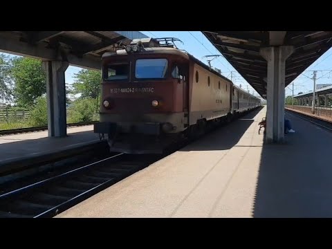 O mică activitate feroviară  în gara Ploiesti Vest