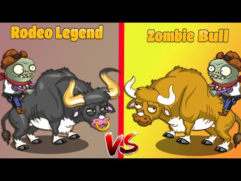 West Bull Zombie & Rodeo Legend Zombies - Which zombie is stronger?