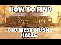 HOW TO FIND OLD WEST MUSIC HALLS IN FORTNITE SAVE THE WORLD