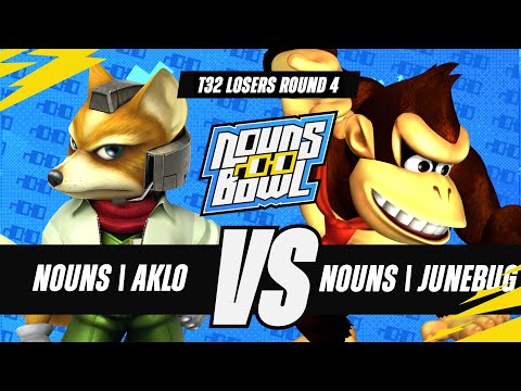 Nouns Bowl 2025: Nouns | Aklo (Fox) vs Nouns | Junebug (DK) - SSBM Singles Top 32 Losers Round 4