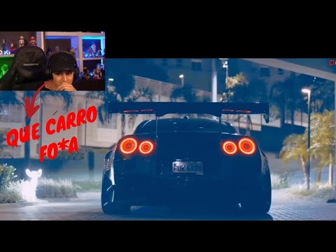 LOUD CORINGA REAGINDO AO NOVO CARRO DO PIUZINHO (NISSAN GTR)