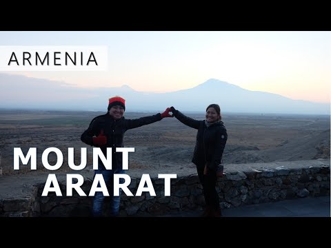 Noravank Monastery and Mount Ararat view l Armenia Travel