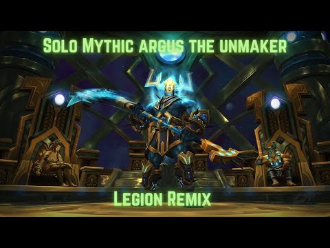Paladin Solo Mythic Argus The Unmaker - Antorus the Burning Throne | Legion Remix