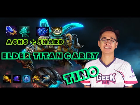 TINO - ELDER TITAN CARRY - OMEGA ESPORTS - PLAYER PERSPECTIVE - FULL GAMEPLAY