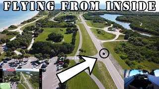 Mavic Mini chases Jeep and explores Fort