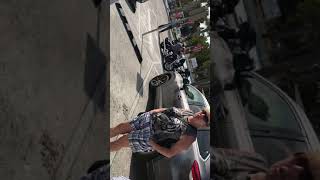 Encounter with tourist on holding a parking space in Siesta Key beach 12/25/18  1pm