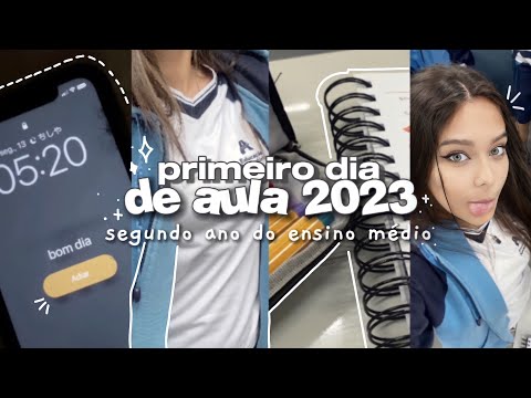meu primeiro dia de aula 2023 ⭐️