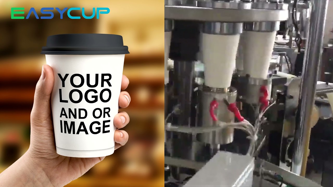 Apolo - Fábrica produzindo Copos de Papel com a formadora automática EasyCup