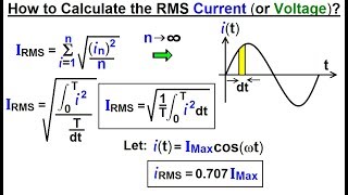 Electrical Engineering: Ch 12 AC Power (23 of 58) How to Calculate the RMS Current?
