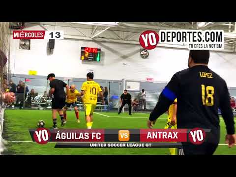 Águilas FC 🆚 Antrax Miércoles 13 United Soccer League GT Chicago Soccer Melrose Park #yodeportes