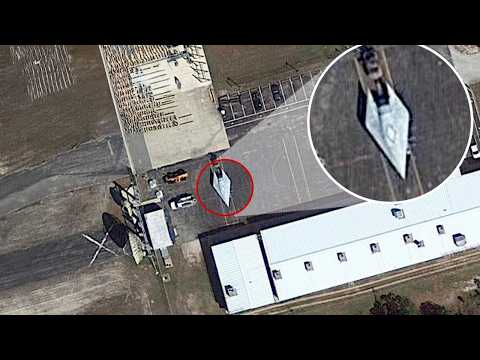 Classified Top Secret Aircraft Revealed by Satellites