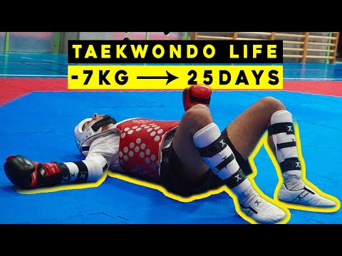 I LOST 7 KG IN 25 DAYS 👀  l YEAH TAEKWONDO LIFE ! (Vlog)