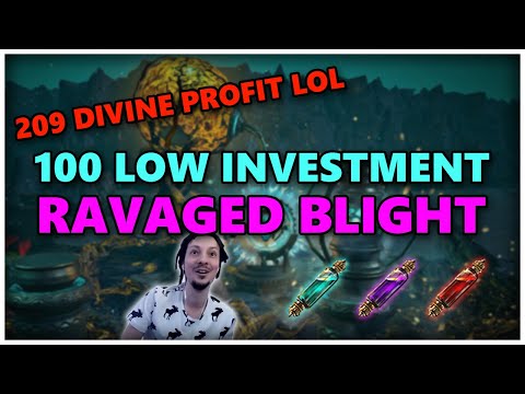 [PoE] MIRROR SHARDS? - 100 Low investment Blight-ravaged maps - Stream Highlights #738