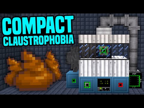 Gaming On Caffeine - Minecraft Compact Claustrophobia | PRESSURE POOP INJECTOR! #12 [Modded Questing Skyblock]