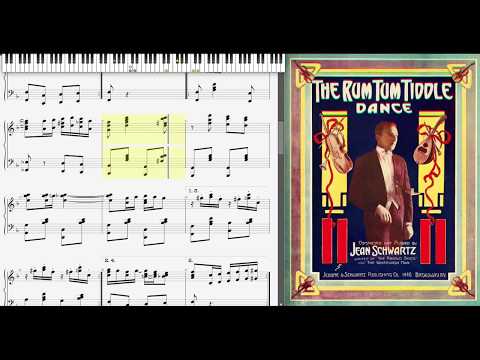 The Rum Tum Tiddle Dance by Jean Schwartz (1912, Ragtime piano)