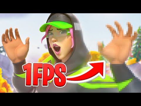 Ich spiele Fortnite auf 1 FPS ... ☠️